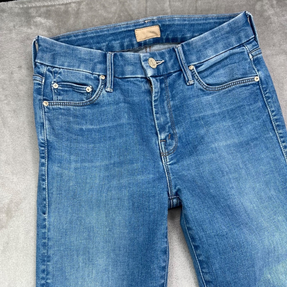 Mother The Looker Jeans Womens 25 Chill‎ Blue Skinny Fit Stretch Preppy Denim